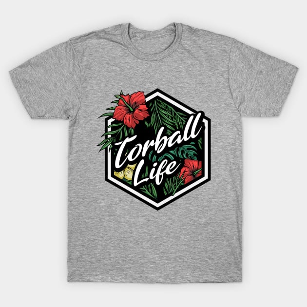 Floral Badge Torball Life T-Shirt by walaodesigns